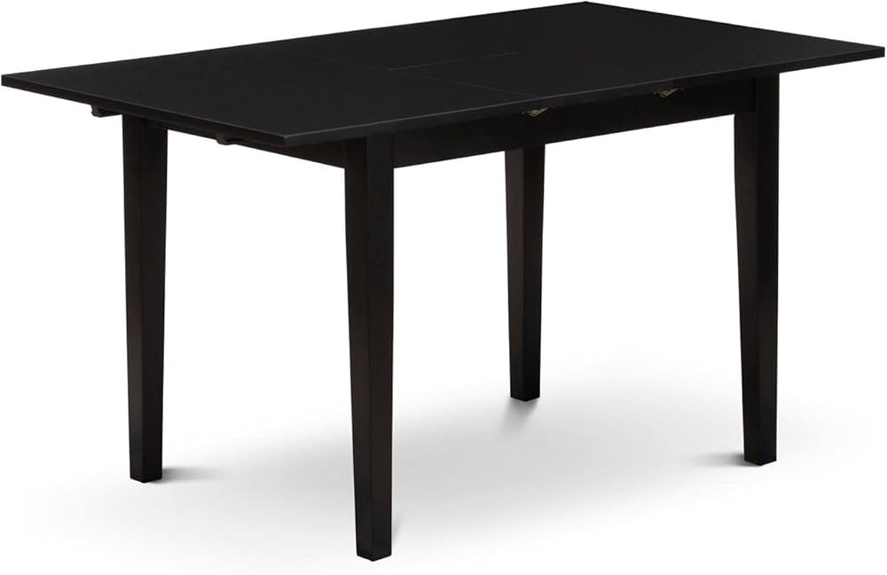 East West Furniture Norfolk Kitchen Rectangle Dining Table Top with Butterfly Leaf, 32x54 Inch, N... | Amazon (US)