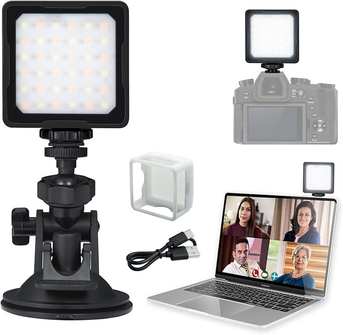 CL-36 LED Vidéo Conférence Light Dimmable, Lumière Photo Téléphone avec Diffuseur et Support... | Amazon (FR)