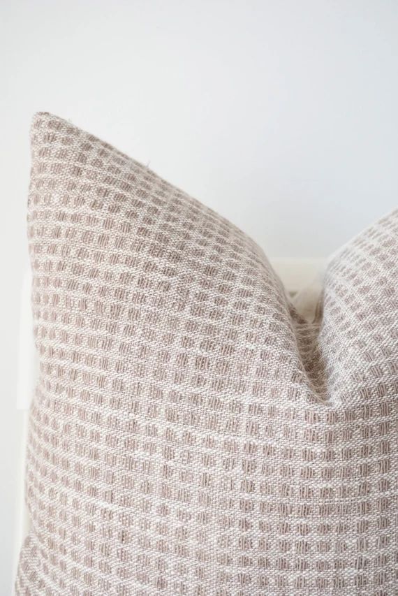 Neutral Hemp hand woven Pillow Cover | Etsy (US)