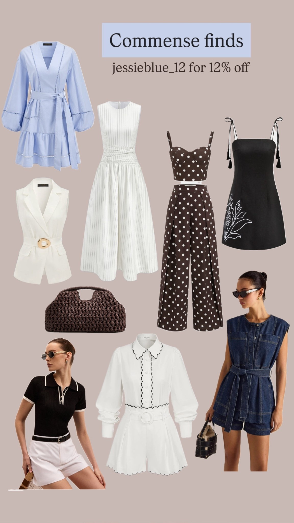 Commense spring summer finds - use code jessieblue_12 for 12% off

#LTKdresses #LTKuk #LTKspring