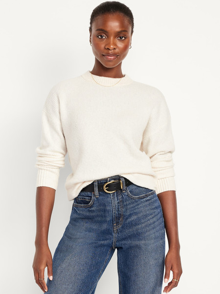 SoSoft Crew-Neck Tunic Sweater | Old Navy | Old Navy (US)