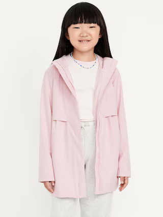 Water-Resistant Hooded Jacket for Girls | Old Navy | Old Navy (US)