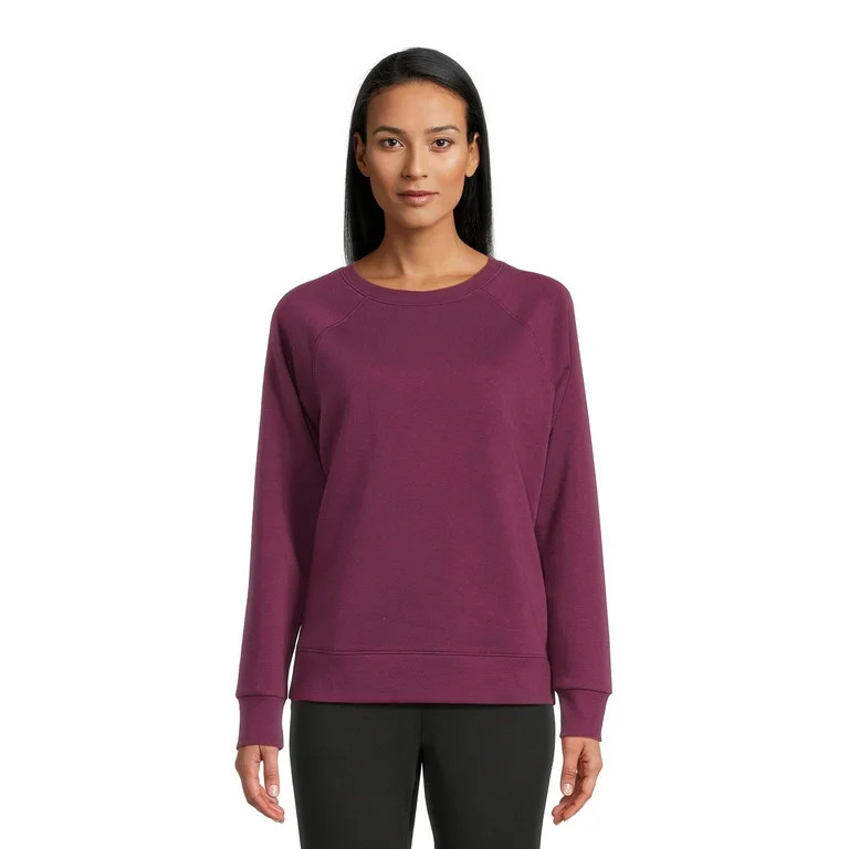 Athletic Works Women's Fleece Crewneck Sweatshirt, Sizes XS-XXXL | Walmart (US)
