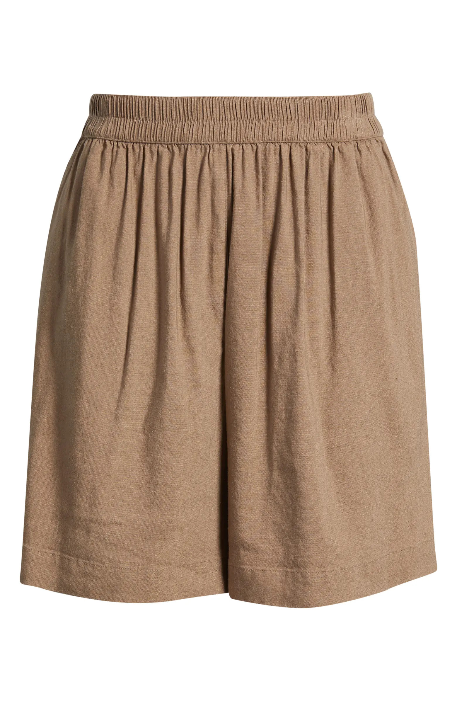 Nordstrom Pull-On Linen Blend Shorts | Nordstrom | Nordstrom