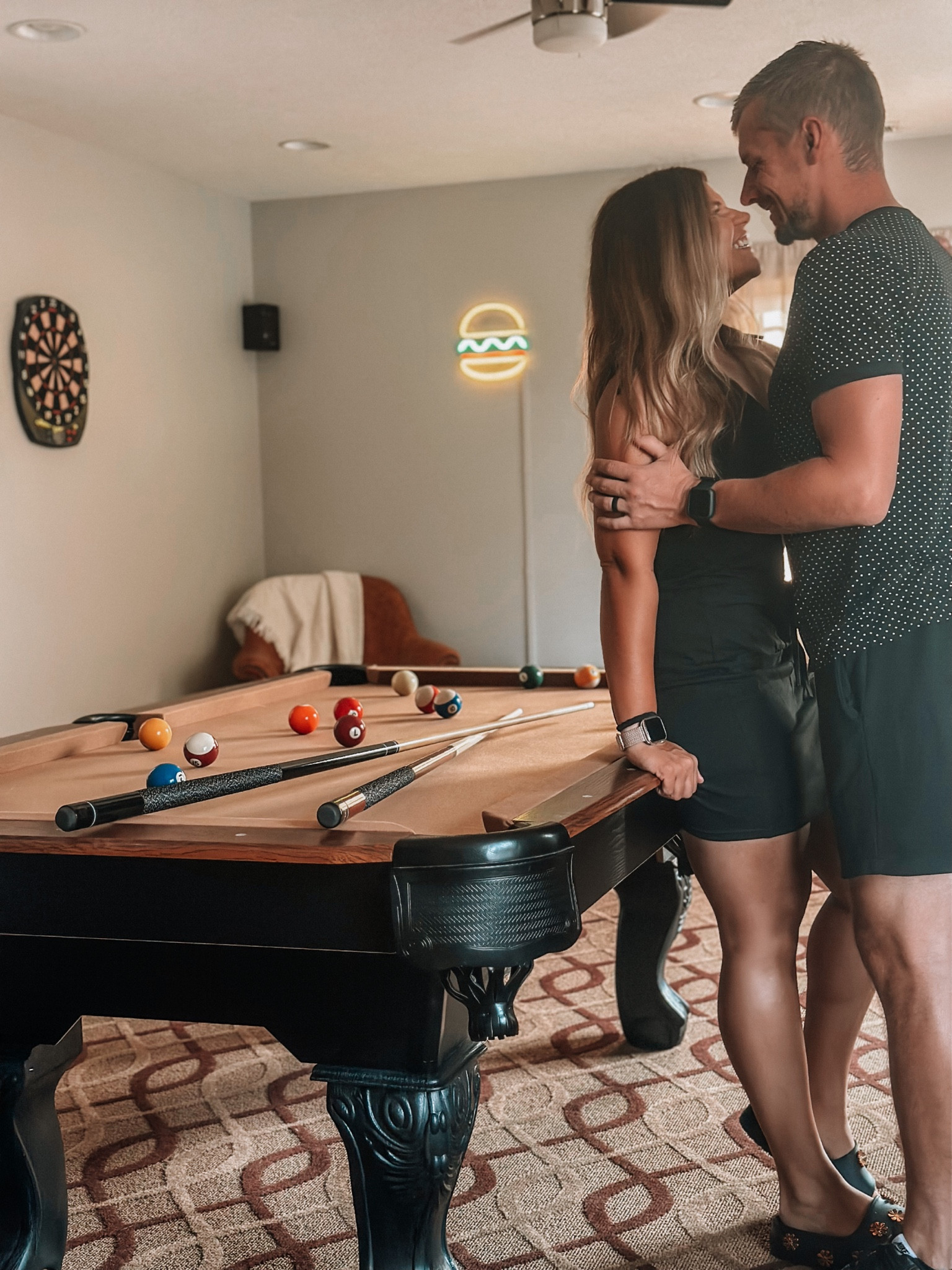 Rec room: billiards/ pool table room. Furniture and decor for this room linked  

#LTKhome #LTKunder100 #LTKsalealert