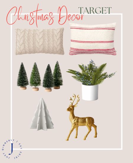 Christmas decor from target! Table top Christmas decorations under $10

#LTKHoliday #LTKSeasonal