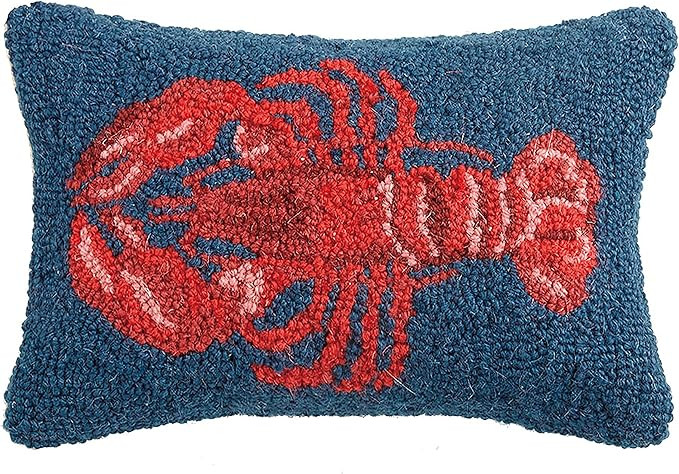 Peking Handicraft Lobster Hook, 8X12 Throw Pillow, 1 Count (Pack of 1) | Amazon (US)