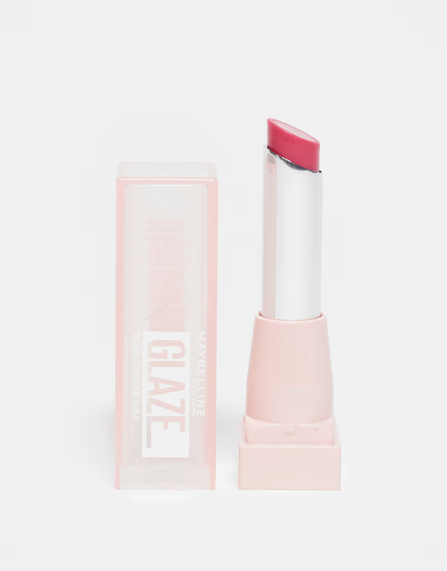 Maybelline Lifter Glaze Lip Oil Balm- Rose Bite-Pink | ASOS (Global)