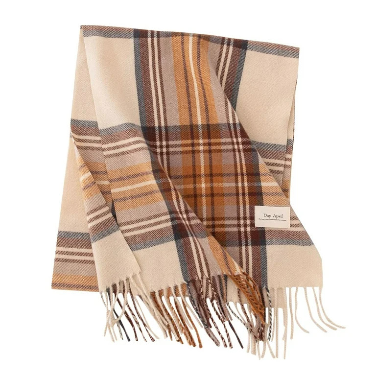 CheerKidz Womens Christmas Plaid Scarf Soft Warm Shawl Wrap Winter Holiday Scarf Cozy Fashion Acc... | Walmart (US)