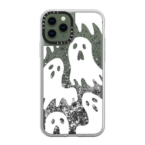 Halloween spooky white ghosts transparent pattern | Casetify