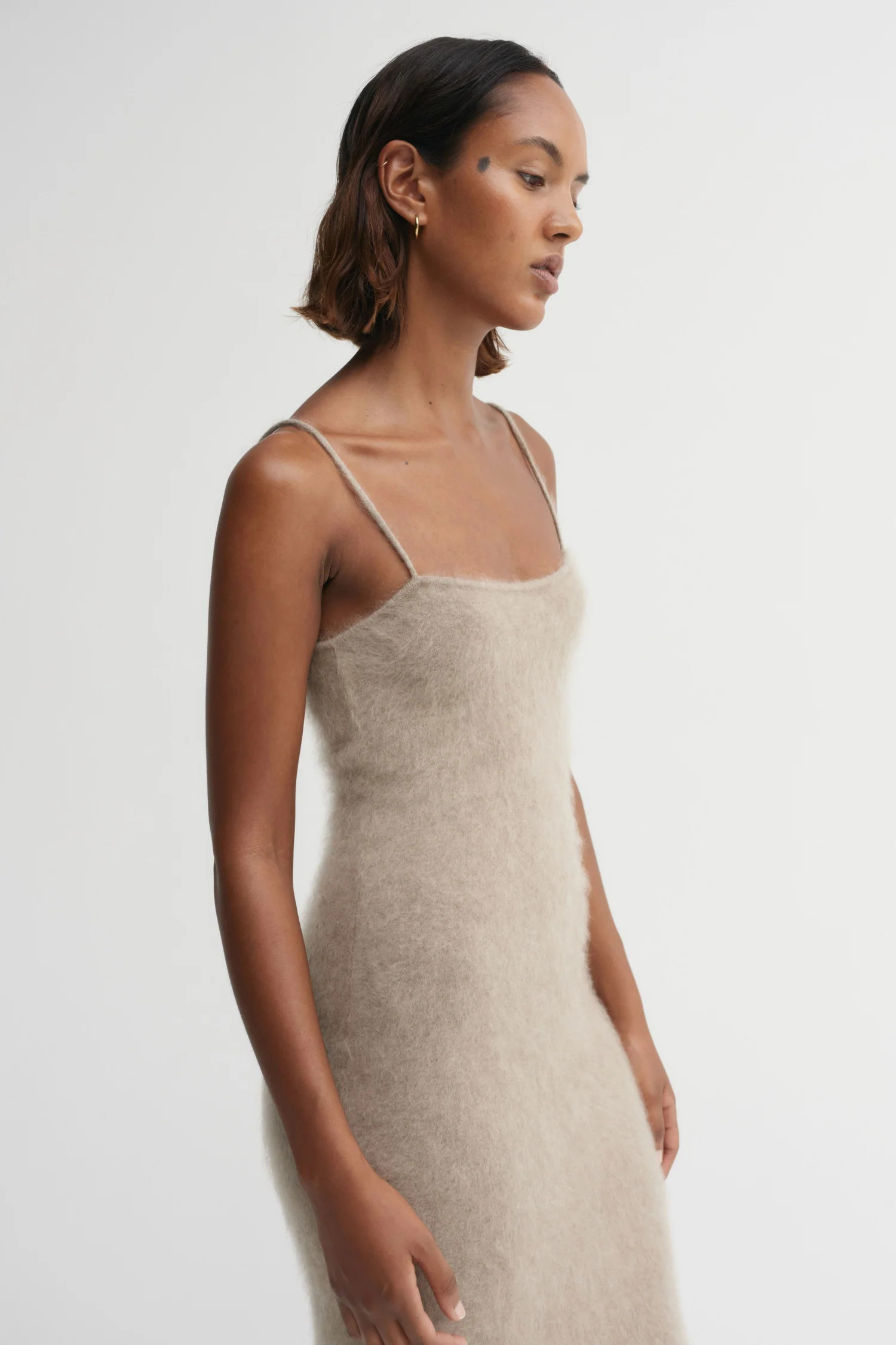 Fiona Dress, nougat | Almada Label