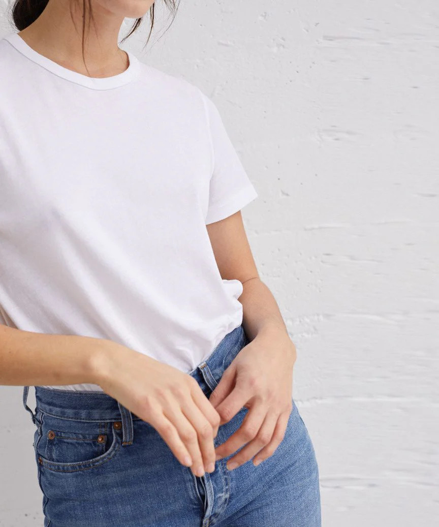 Cotton Basic Tee | Jenni Kayne