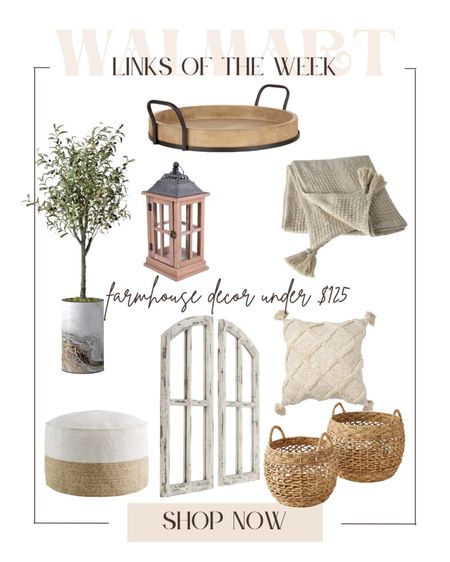 While browsing the home section of my local Walmart, I found the most adorable farmhouse decor that is all under $125! If you're looking for stylish, affordable decor, be sure to check out Walmart's farmhouse collection. You won't be disappointed!

#LTKstyletip #LTKhome #LTKSeasonal