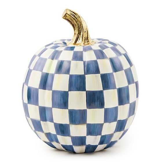 Royal Check Small Pumpkin | MacKenzie-Childs