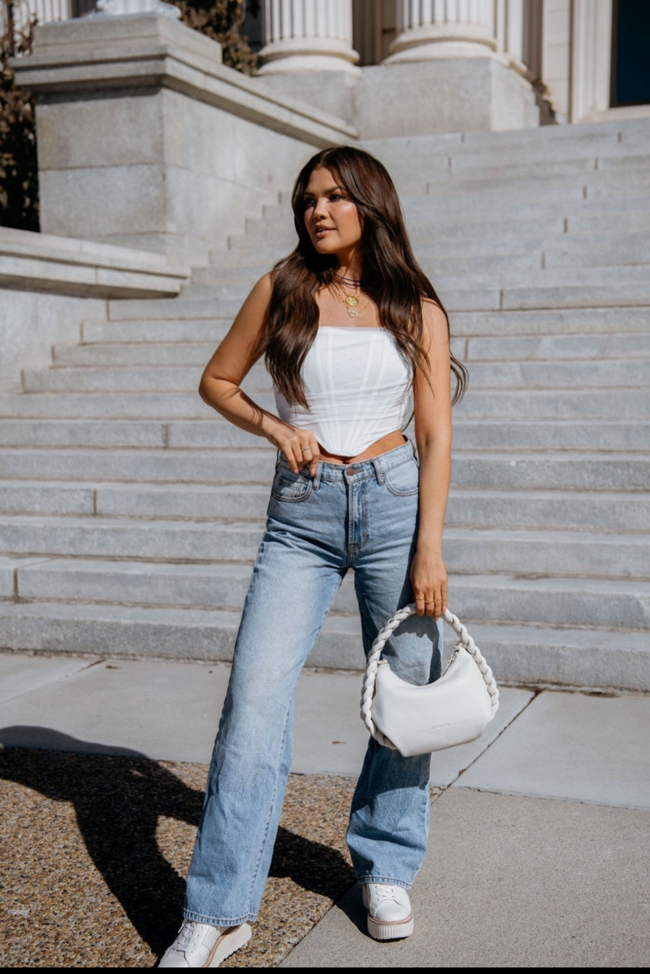 Spring Outfit:
Superdown Corset Top
Bohme Dad Jeans
Dolce Vita Tiger Sneakers
Dolce Vita Pippa Crossbody
Sequin Jewelry Stack - Code: KristinRose20

 

#LTKstyletip #LTKitbag #LTKshoecrush