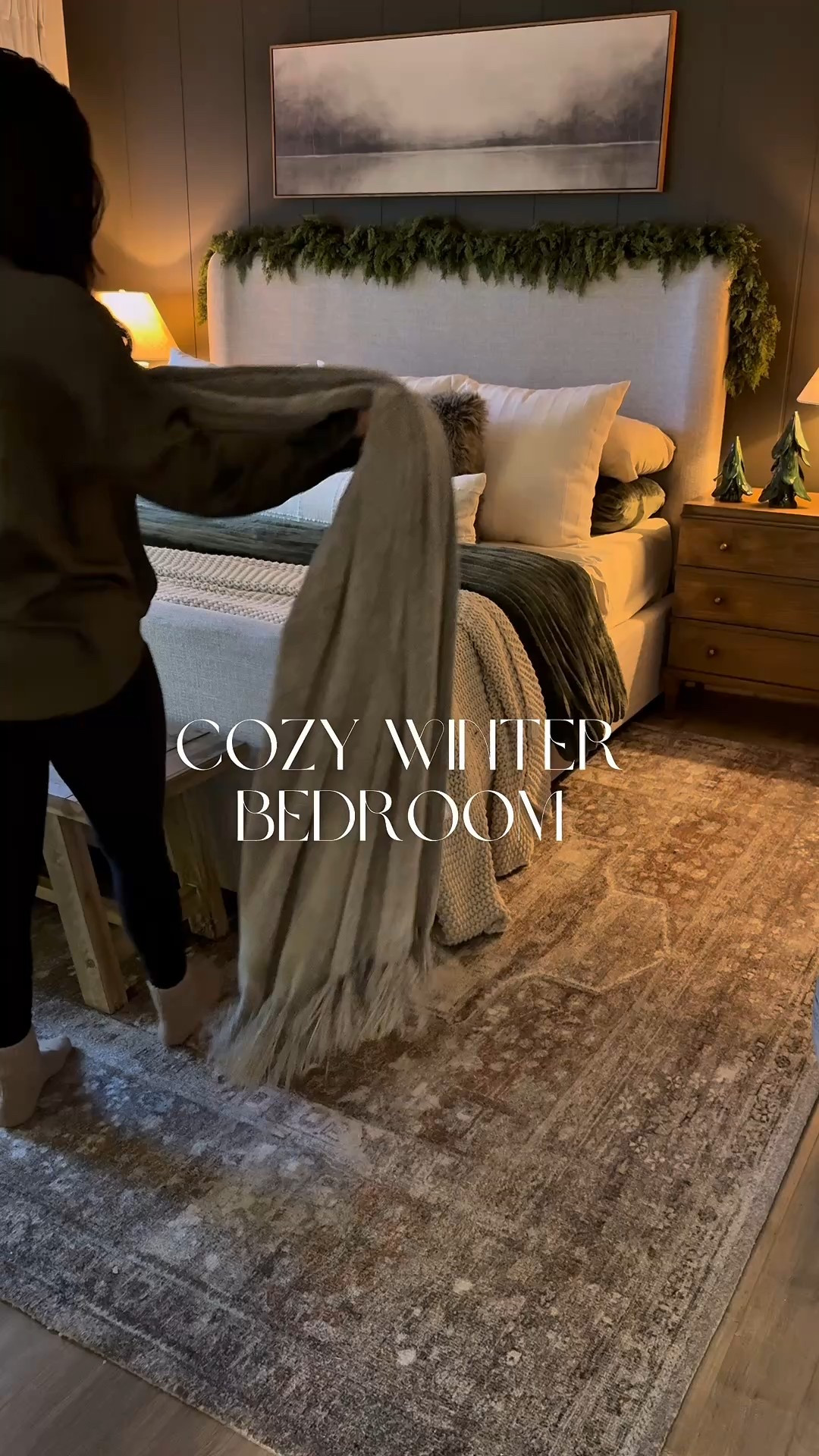 My recipe for a cozy winter bedroom..faux fur, an extra throw or two..and amber lightbulbs✨
Comfy warm and comfy glow✨✨
Primary bedroom
Holiday home 

#LTKHoliday #LTKHome #LTKSeasonal