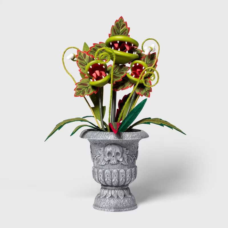 Ghoulish Garden Large Fly Trap Halloween Artificial Plant - Hyde & EEK! Boutique™ | Target
