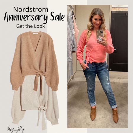 I’m loving these wrap cardigans! They’re lightweight so easy to wear on cool summer evenings and transition into fall. My sweater is an xs, comes in multiple colors. 

Nordstrom Anniversary sale, NSALE, fall outfit 

#LTKsalealert #LTKFind #LTKxNSale