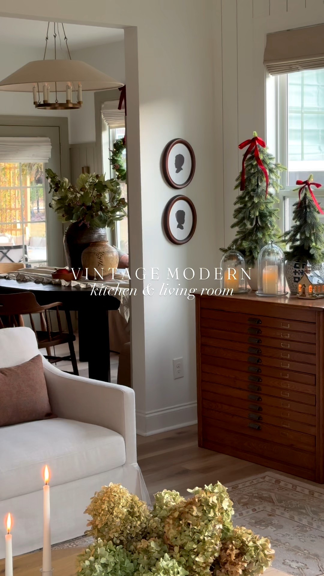 Vintage Modern kitchen and living room, making your builder grade spaces feel more warm, cozy, and curated 

#LTKFindsUnder50 #LTKHome #LTKFindsUnder100