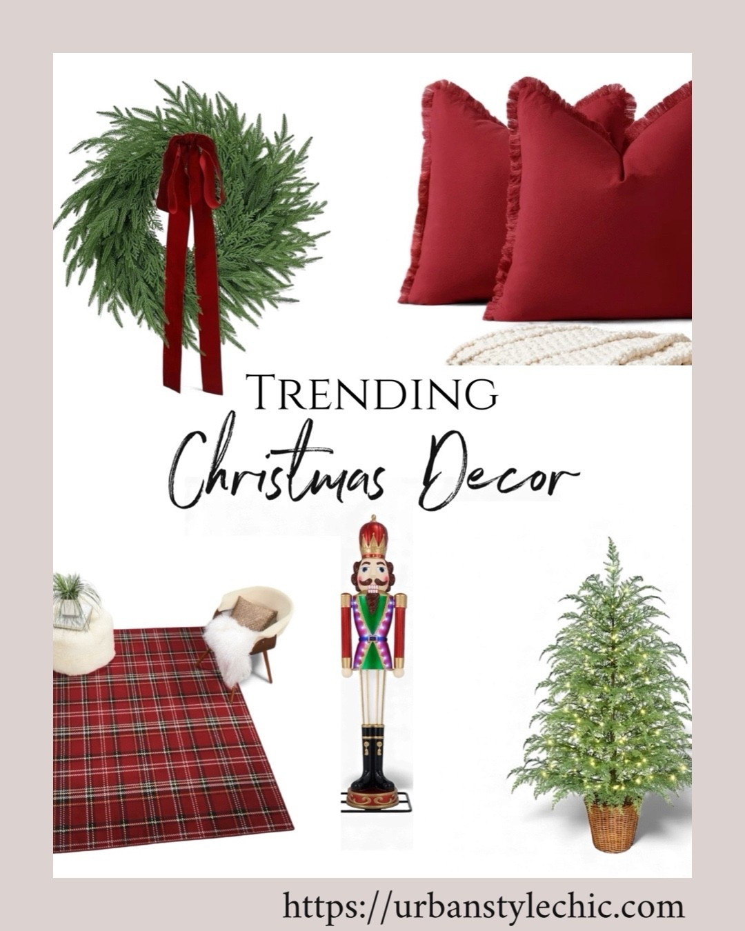 Trending Christmas décor you need this season! Sharing my favorite holiday home décor finds on LTK,  cozy winter styling and budget-friendly pieces that instantly elevate your space. Shop all my Christmas aesthetic décor on LTK!

Follow me on IG @ urbanstyle_chic

#LTKSeasonal #LTKHome #LTKHoliday