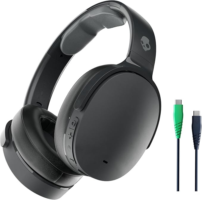 Skullcandy Hesh ANC Over-Ear Noise Cancelling Wireless Headphones with Charging Cable, 22 Hr Batt... | Amazon (US)