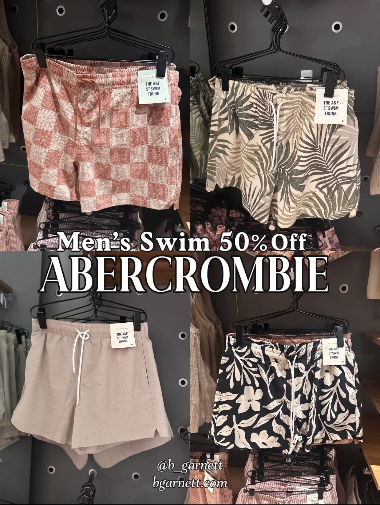 Abercrombie Mens swim 50% off through 4th of July. (Women’s 40% off too!) 

Mens swim | swim trunks | sale finds | ltk men’s 

#LTKSeasonal #LTKMens #LTKSaleAlert