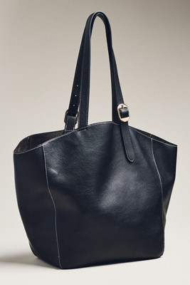 Slouchy Buckle-Strap Tote Bag | Anthropologie (US)
