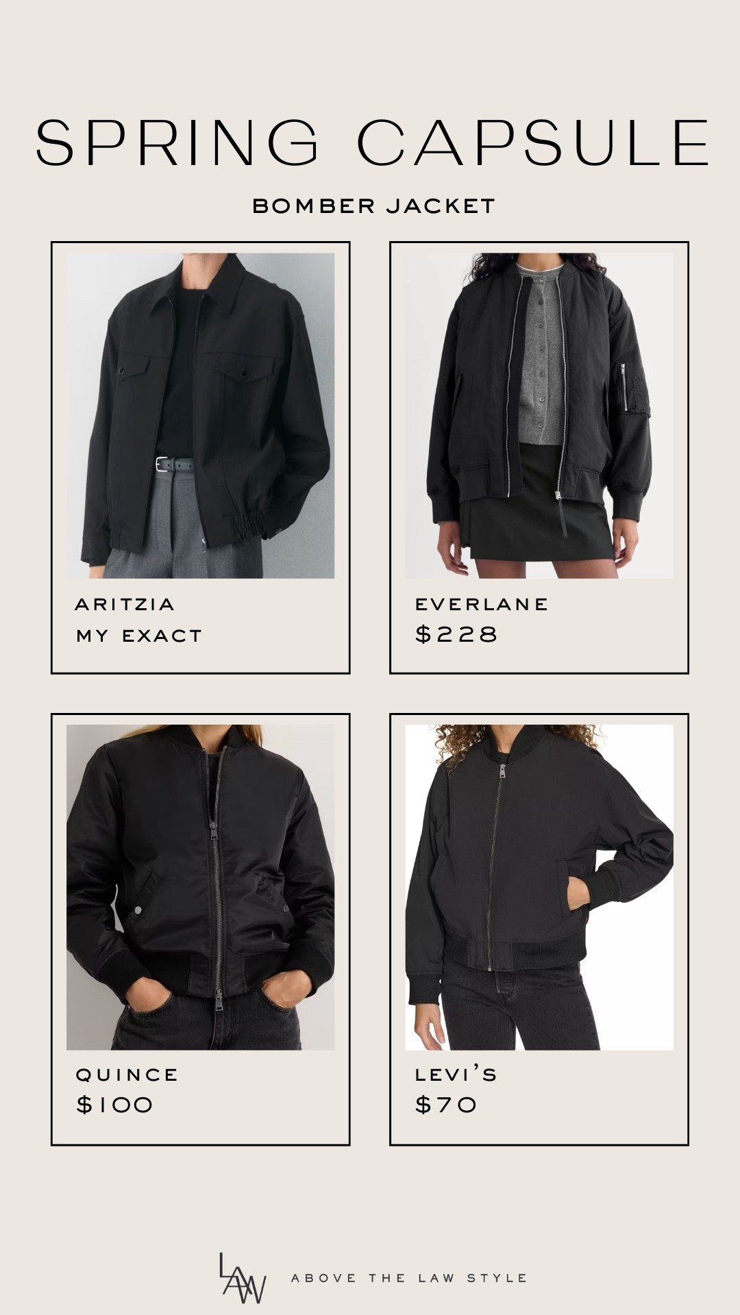 Spring Capsule: Bomber Jacket

#LTKOver40 #LTKSeasonal