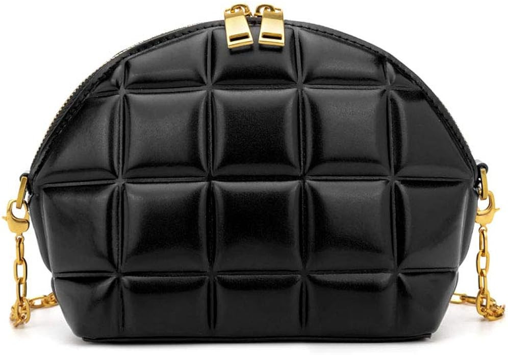 Crossbody Chain Bags for Women,Shell Shaped Cross-body Shoulder Handbag Messenger Wallet Purse | Amazon (US)