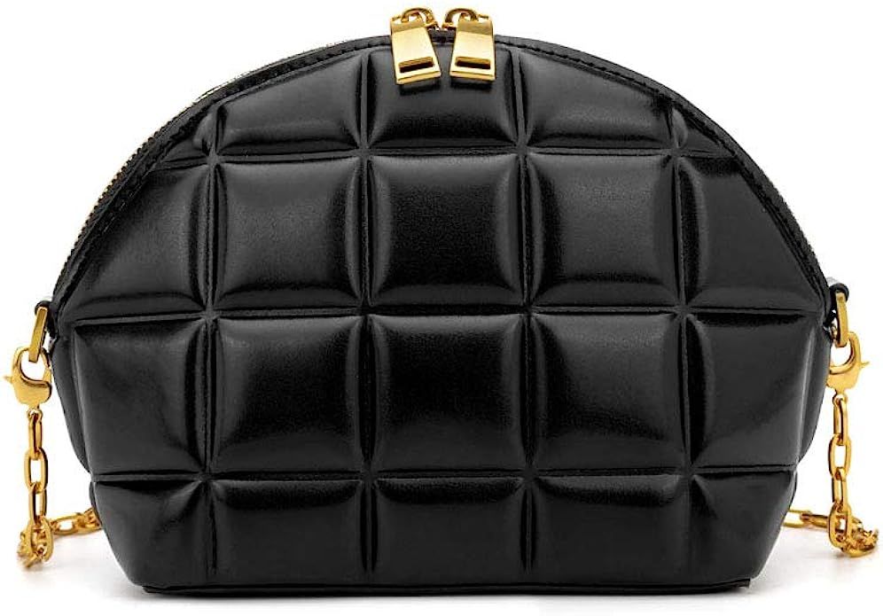 Crossbody Chain Bags for Women,Shell Shaped Cross-body Shoulder Handbag Messenger Wallet Purse | Amazon (US)