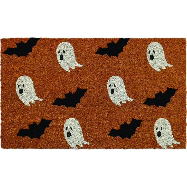 18x30 inch Boo Coir Mat, Halloween Outdoor d\u00e9cor, by Way to Celebrate | Walmart (US)