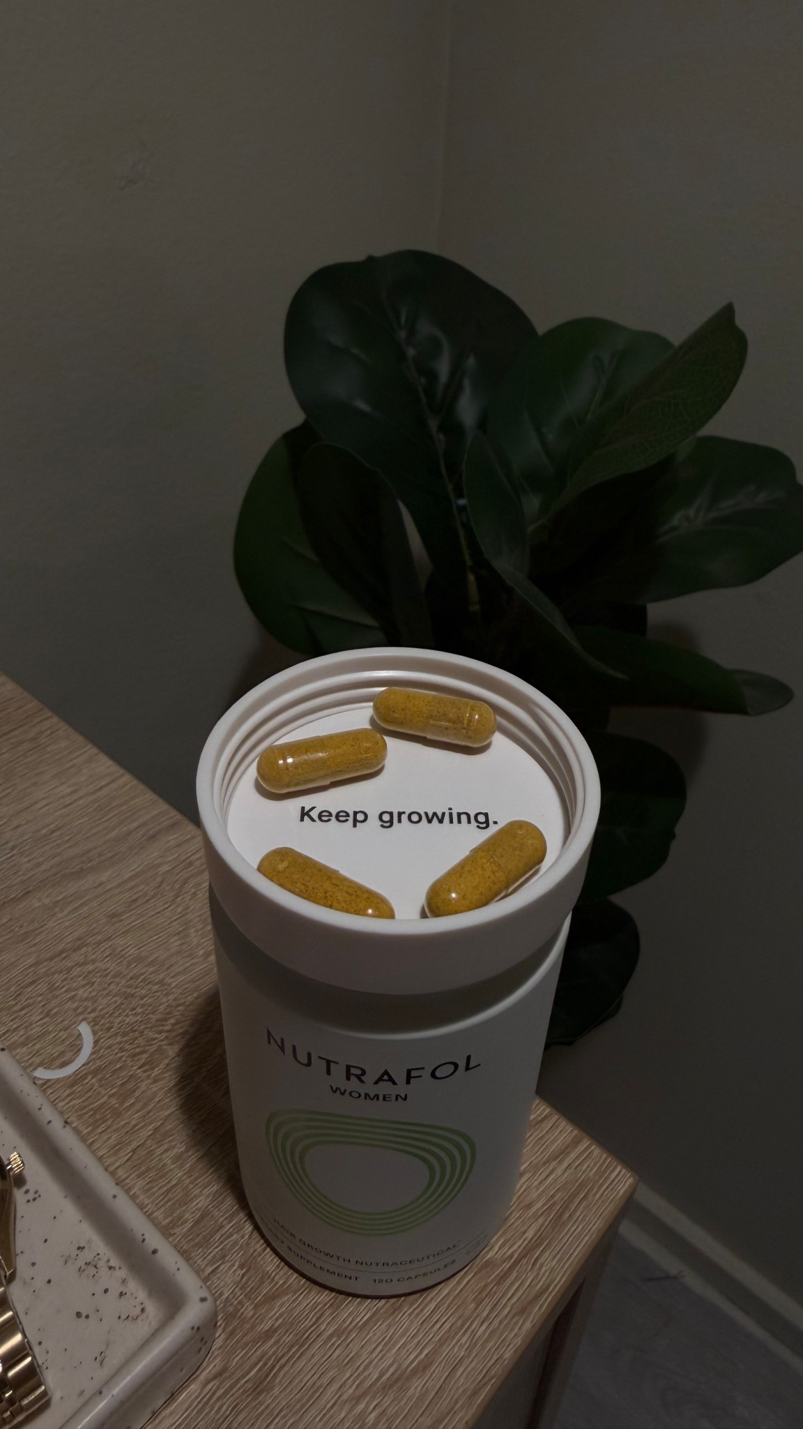 Hair growth journey starts today. ! ✨🫶🏻 @nutrafol 

#LTKmorningroutine