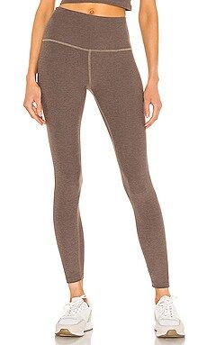 Beyond Yoga Spacedye Caught in the Midi High Waisted Legging in Cocoa Brown from Revolve.com | Revolve Clothing (Global)