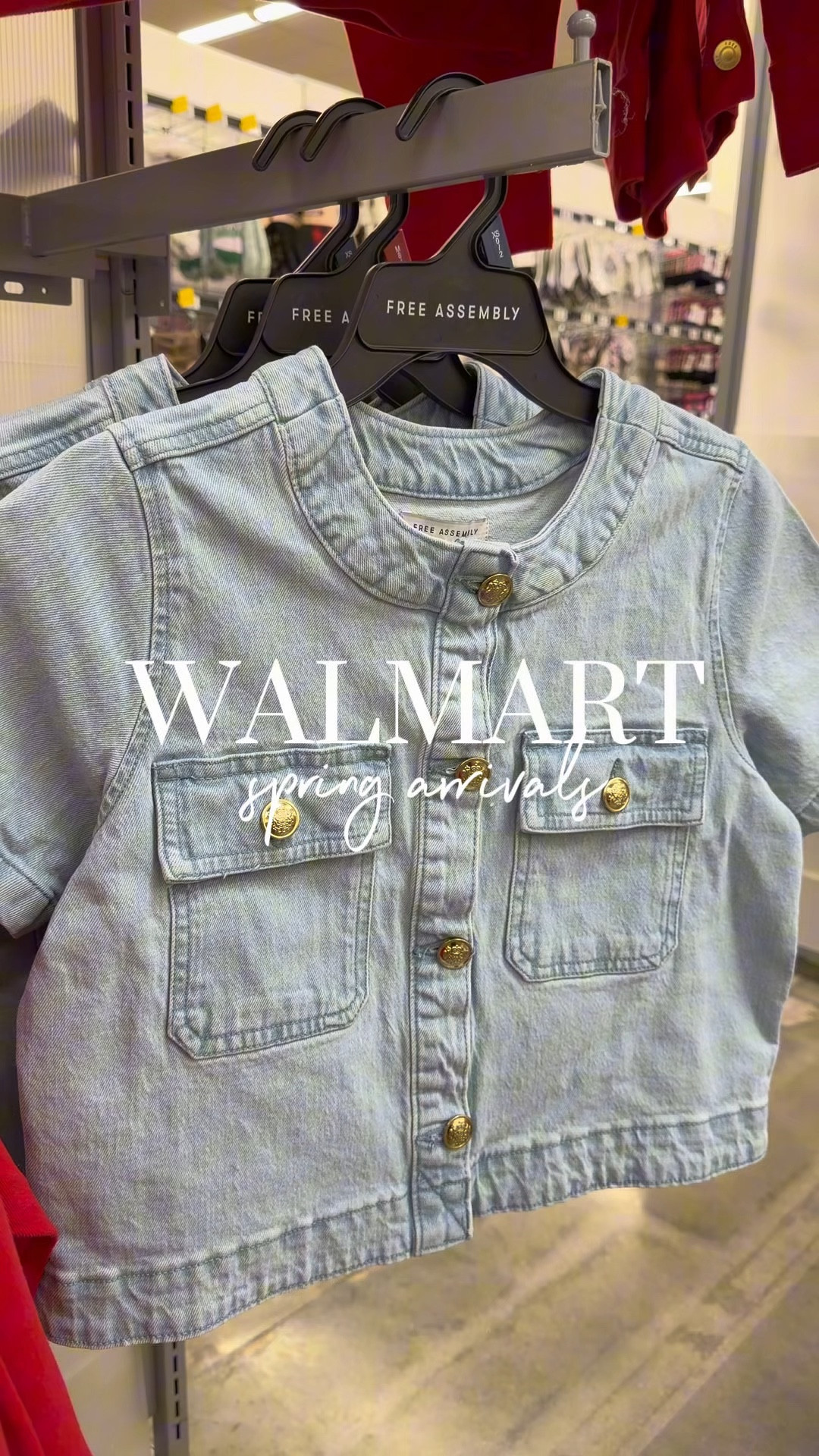 Walmart spring arrivals!🤍 

Denim. Jeans. Spring outfit. Spring break. Jacket. Blouse. Workwear  

#LTKSeasonal