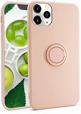 Yoopake iPhone 12 Pro Max Case for Women,Soft Liquid Silicone Case with Ring Holder Kickstand (Ma... | Amazon (US)