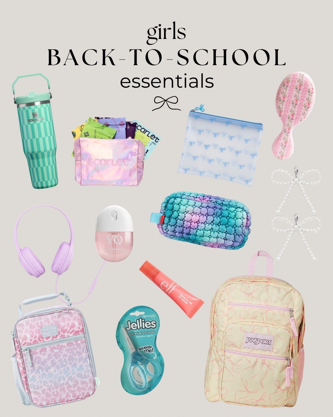 Back to school shopping = done ✅ Linking all of my girls’ essentials: Stanley tumbler, Jansport backpack, wireless headphones, lunch box, and all the cute little extras she’ll love carrying to feel prepared. Tap to shop everything!

#LTKmomlife #LTKKids #LTKSaleAlert