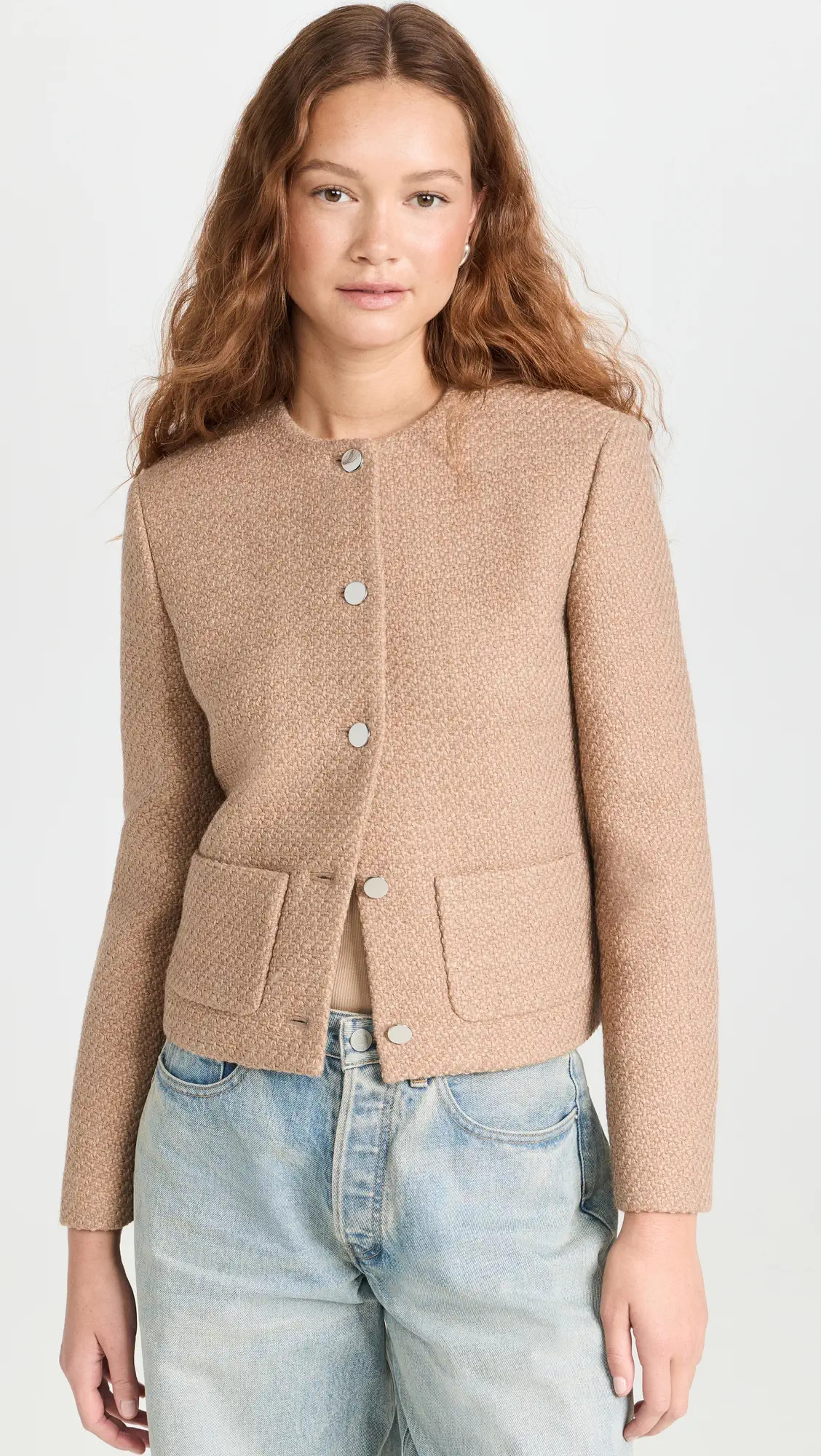 Theory Holiday Tweed Cropped Jacket | Shopbop | Shopbop