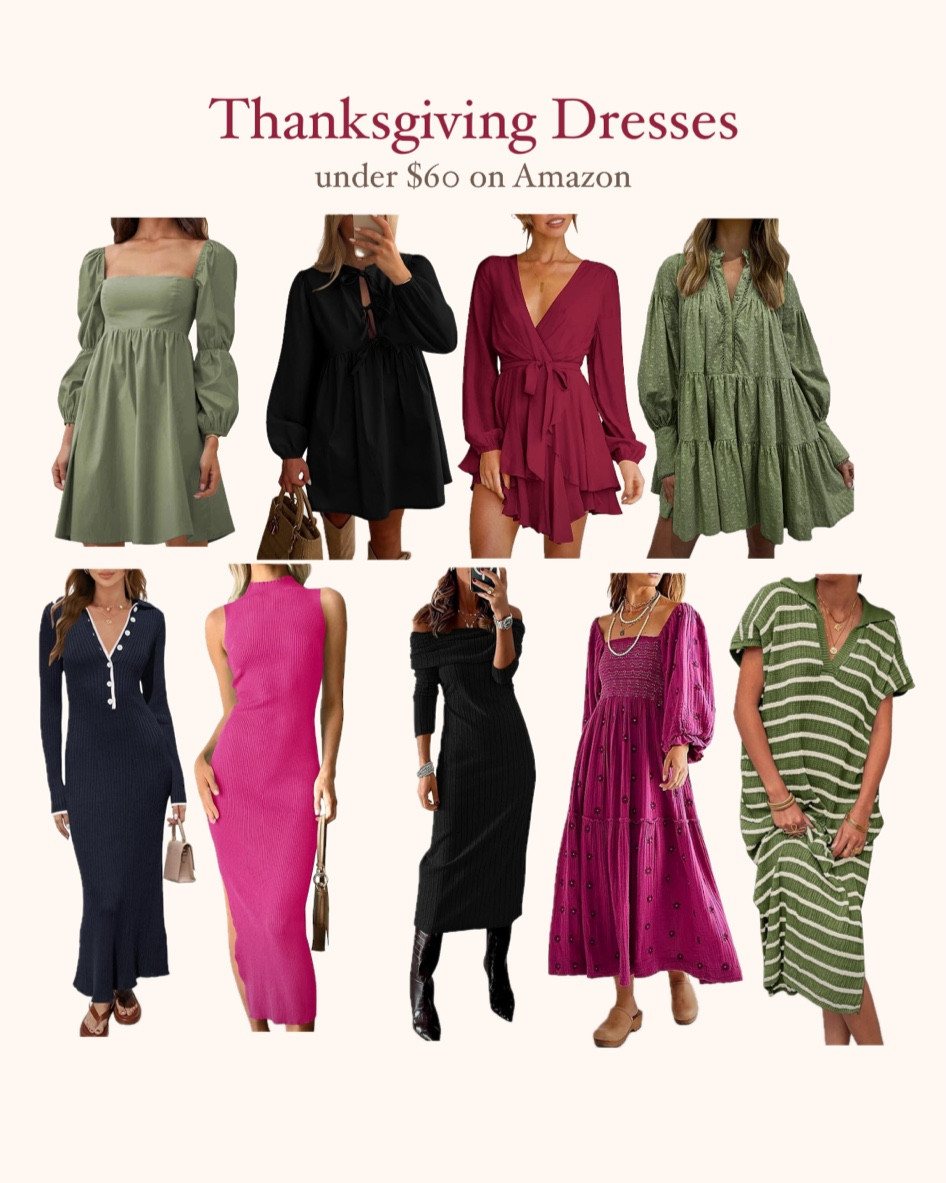 THANKSGIVING DRESSES 🦃🍂 Thanksgiving dress, fall dress, fall dresses, Family photos. family pictures, outfit for family photos, outfit for family pictures, outfits for family photos, outfits for family pictures, fall outfit, fall outfits, holiday outfit, holiday outfits, Thanksgiving outfit, Thanksgiving outfits, knit dress, knit dresses, holiday dress, holiday dresses, neutral dress, neutral dresses, Thanksgiving outfit, Thanksgiving outfits, 