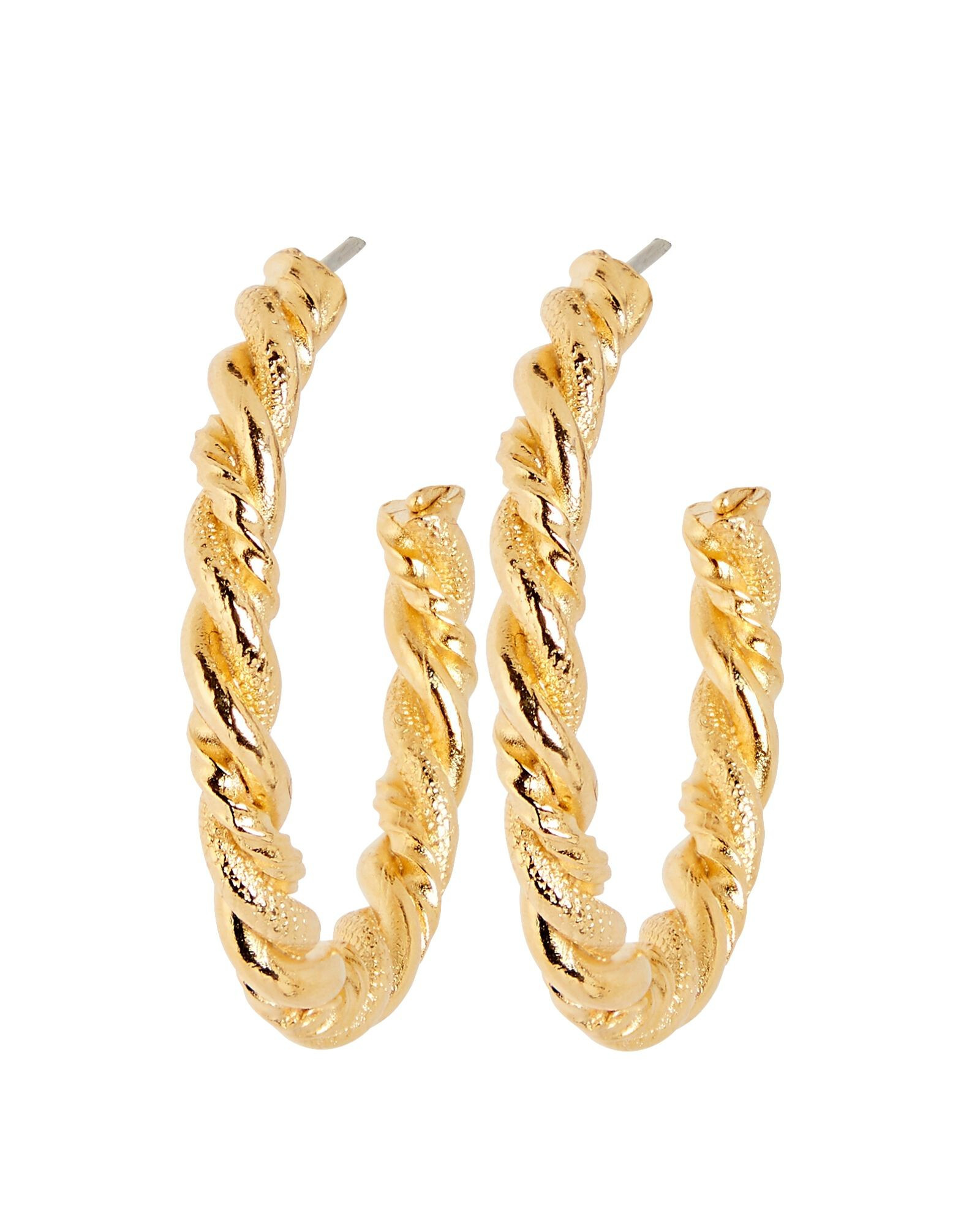 Twisted Hoop Earrings | INTERMIX