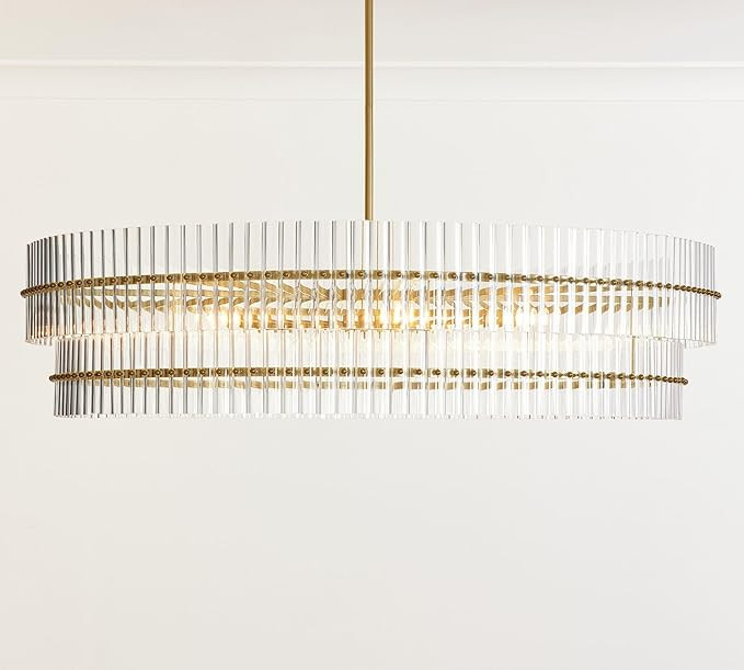 Crystal Round Chandelier, Mallory Crystal Round Chandelier (48) | Amazon (US)