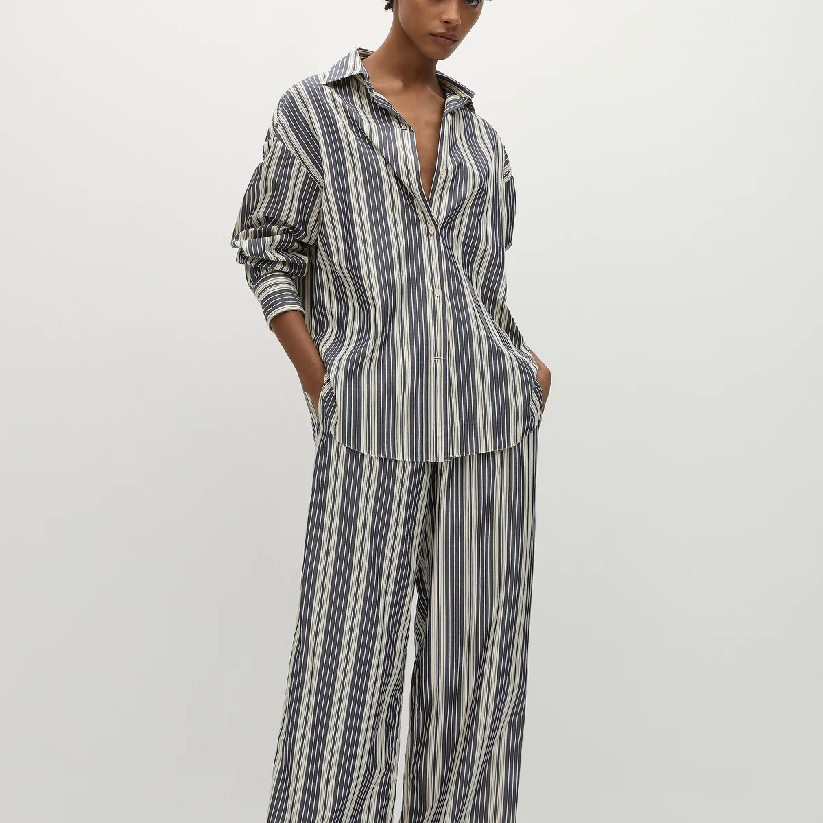 Capri Shirt Antique Navy Stripe | Faithfull (AU)