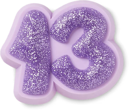 Sparkly Number 13 | Crocs (US)