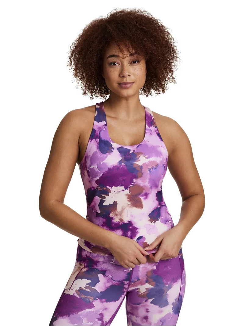 Reebok Women's Medium Impact Move Bra Tank with Removable Cups, Sizes XS-4X | Walmart (US)