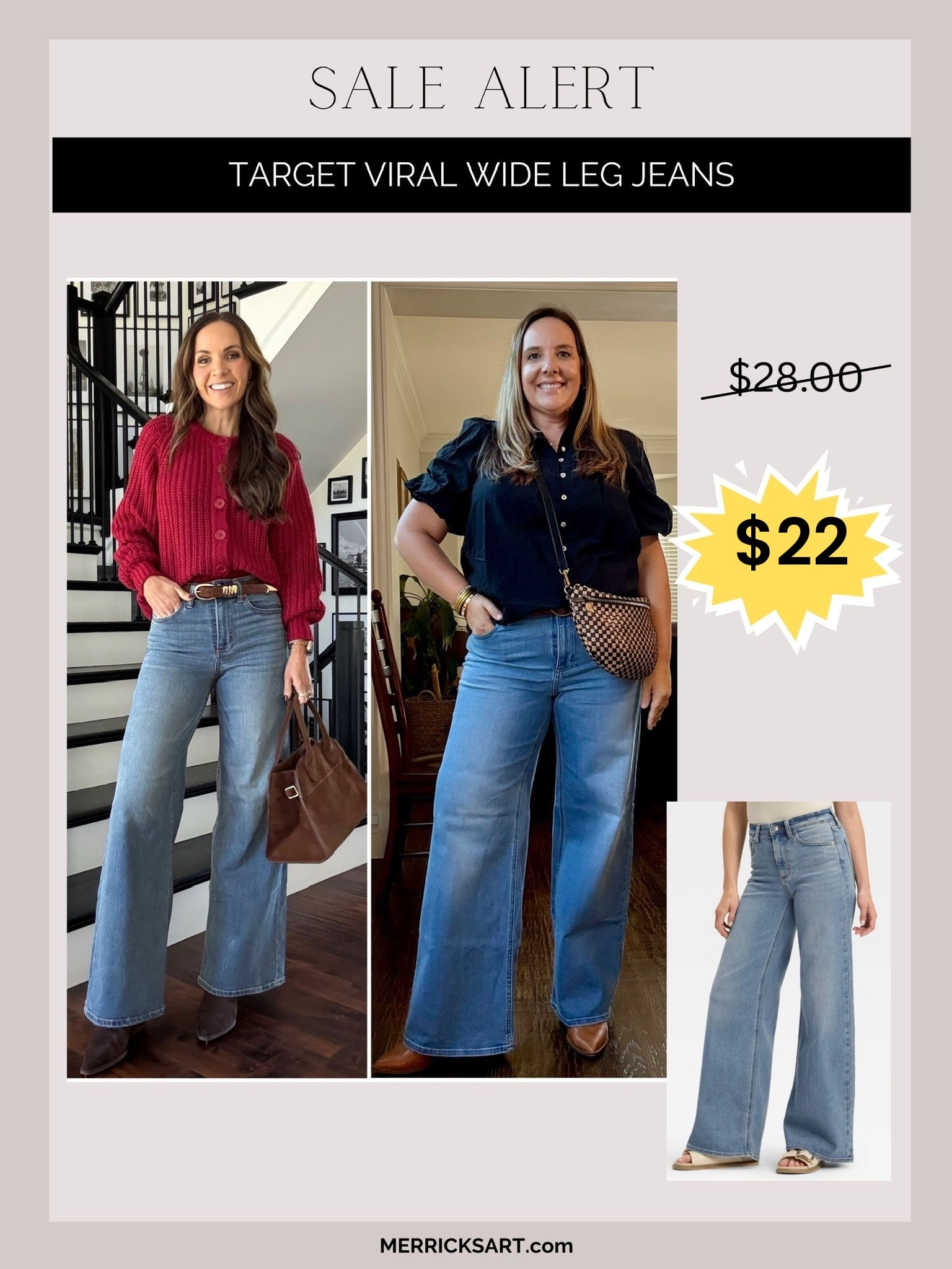 @Target jeans Kristy and I love are on sale this weekend! I wear a 4 and Kristy is in a 12 

#LTKSaleAlert