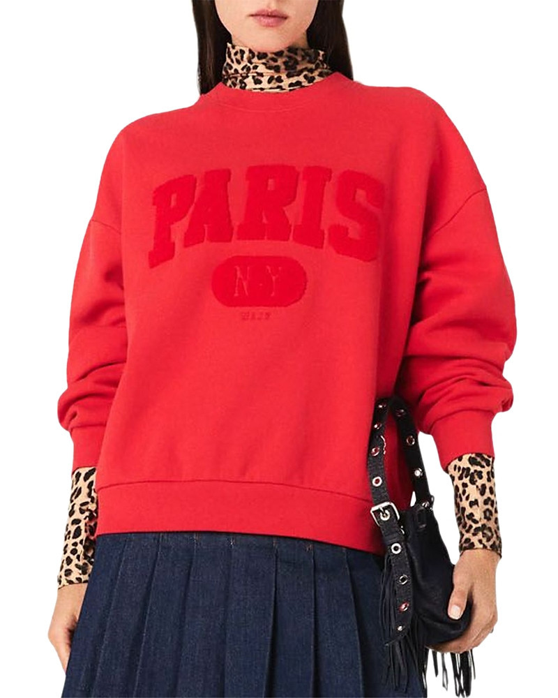 Maje Paris Ny Lettering Sweatshirt | Bloomingdale's (US)