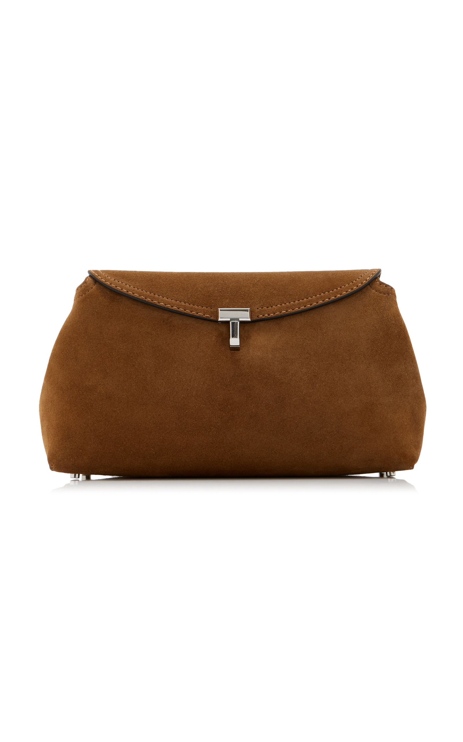 T-lock Suede Clutch | Moda Operandi (Global)