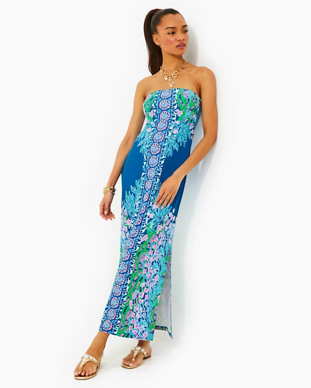 Noa Strapless Maxi Dress | Lilly Pulitzer