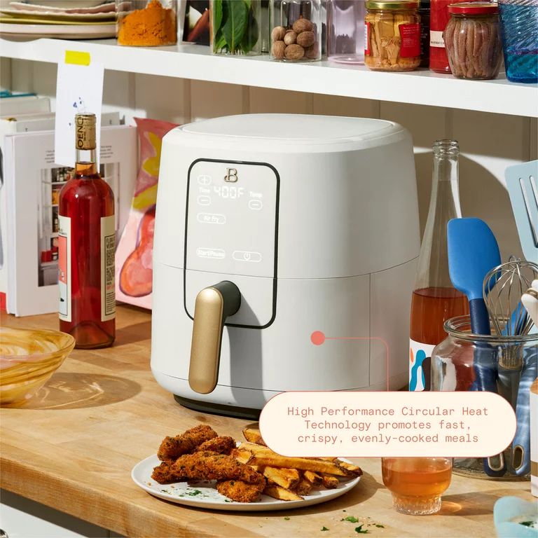 Beautiful 6 Quart Touchscreen Air Fryer, White Icing by Drew Barrymore | Walmart (US)