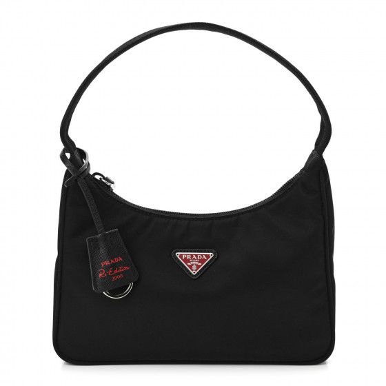 PRADA Tessuto Nylon Mini Lunar New Year Re-Edition 2000 Bag Black Fuoco | Fashionphile