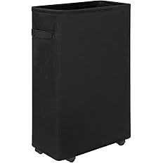 Chrislley 45L Slim Laundry Hamper with Wheels Narrow Rolling Laundry Basket Foldable Dirty Clothe... | Amazon (US)